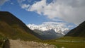 Mountain Skhara near village Ushguli, Svaneti, Georgia