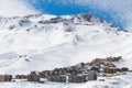 Mountain ski resort Royalty Free Stock Photo