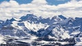 Mountain Ski Resort and Mount Assiniboine Banff National Park Alberta Canada Royalty Free Stock Photo