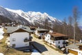 Mountain ski resort Rosa Khutor with cottages