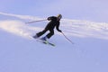 Mountain-skier Royalty Free Stock Photo