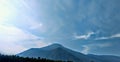 Mountain with sky background Coimbatore Tamil Nadu India