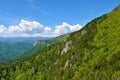 Mountain slopes above Kolpa valley and bellow Krokar mountain in Dolenjska