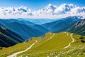 The mountain slopes at Koncheto ridge are steep.