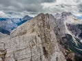 Mountain in Slovenia Alps.  vrsic pass in slovenia Royalty Free Stock Photo