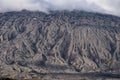 Mountain of Snaefellsjokull National Park with white cloudy cap on peak. Iceland