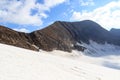 Mountain snow and glacier panorama with summit GroÃer BÃ¤renkopf in Glockner Group, Austria