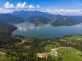 Mountain Spring lake Izvorul Muntelui, Romania Royalty Free Stock Photo