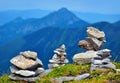 Mountain stone towers