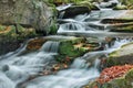 Mountain stream in autumn