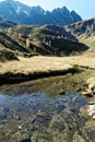 Mountain Stream in Autumn Royalty Free Stock Photo