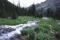Mountain stream in Colorado Rocky mountains