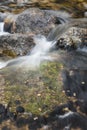 Mountain stream in Glen Sannox on Arran in Scotland. Royalty Free Stock Photo