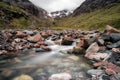 Mountain stream in Highlands, Scotland Royalty Free Stock Photo