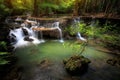 Mountain stream, Huay Mae waterfall Royalty Free Stock Photo