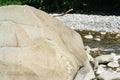 Mountain stream. stone and mountain river