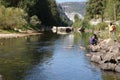 Mountain stream, Yosemite National Park, Sierra Nevada, California, USA Royalty Free Stock Photo