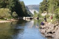 Mountain stream, Yosemite National Park, Sierra Nevada, California, USA Royalty Free Stock Photo