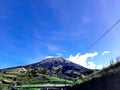 mountain sumbing dari lereng Royalty Free Stock Photo