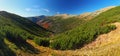 Horská letná krajina s farebným lesom - Malé Tatry - J