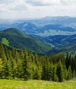 Mountain summer landscape, Ukrainian Carpathians