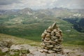 Mountain Summit Hiking Summer Rain Storm