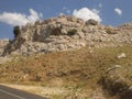 Mountain on a sunny day in croatia