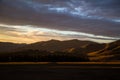 Mountain Sunset Panorama