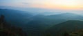 Mountain sunset summer Royalty Free Stock Photo