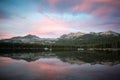 Mountain sunset at Wrights Lake