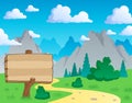 Mountain theme landscape 2