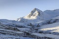 Mountain Tibetan Himalayan landscape in SiChuan province, China Royalty Free Stock Photo