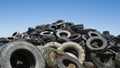 Mountain of tires Royalty Free Stock Photo