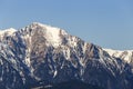 Mountain top covered in snow Royalty Free Stock Photo