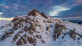 Sunrise in Ciucas Mountains, Romania Royalty Free Stock Photo