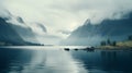 Serene Fjord: A Captivating Display Of Norwegian Nature