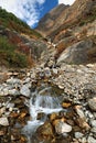 A mountain torrent in the Himalayas Royalty Free Stock Photo