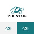 Mountain Tortoise Nature Adventure Hiking Sport Logo