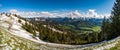 Mountain tour along the Alpenfreiheit premium trail near Oberstaufen