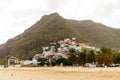 mountain town near the beach of Teresitas in Tenerife Royalty Free Stock Photo
