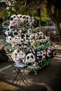 Mountain of toy pandas, Chengdu China