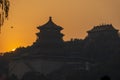 The Summer palace sunset, Beijing, China Royalty Free Stock Photo