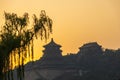 The Summer palace sunset, Beijing, China Royalty Free Stock Photo