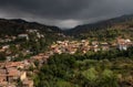 Mountain traditional Village of Kakopetria Troodos Cyprus Royalty Free Stock Photo