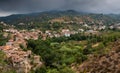 Mountain traditional Village of Kakopetria Troodos Cyprus Royalty Free Stock Photo