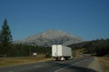 Mountain traffic, Syncline example Royalty Free Stock Photo