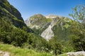 Mountain trail road in Abruzzo, Gran Sasso National park