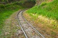 Mountain train tracks