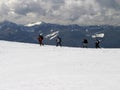 Mountain Trekkers Royalty Free Stock Photo