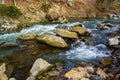 A Mountain Trout Stream in the Blue Ridge Mountains Royalty Free Stock Photo